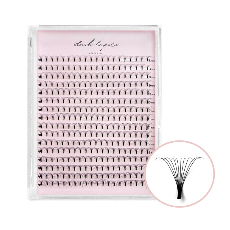 (OLD STOCK) 10D SHORT STEM PRO VOLUME FANS XL - 320 FANS