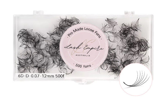 6D PROMADE LOOSE FANS - 500 FANS