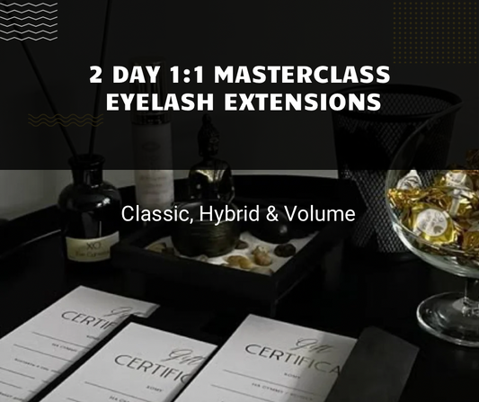 2 Day 1:1 Masterclass Classic, Hybrid & Volume Eyelash Extensions