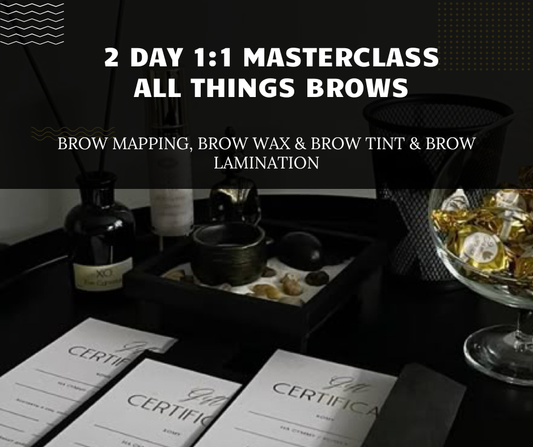 2 Day 1:1 Masterclass - All Things Brows - In Person